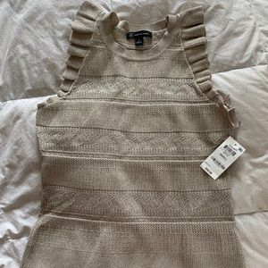 International concepts ruffle sleeve vest